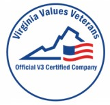 V3 Certified (Virginia Values Veterans) logo