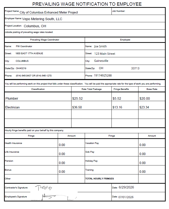 Columbus Public Works document