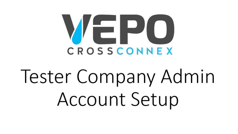 Testing company admin account setup tutorial